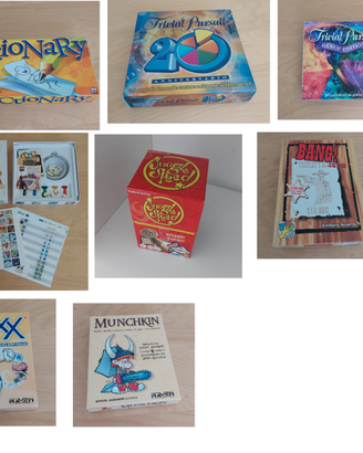 Giochi da Tavolo: Trivial Pursuit, Concept, ecc