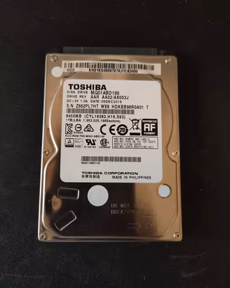 Hard disk Toshiba 1TB 2,5" SATA