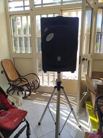coppia di casse eclipse loght  200W +  treppiedi