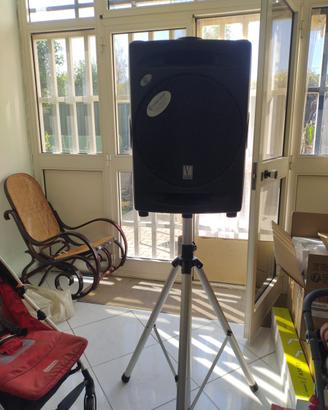 coppia di casse eclipse loght  200W +  treppiedi