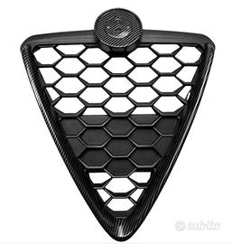 scudo griglia anteriore alfa Giulietta karbon look