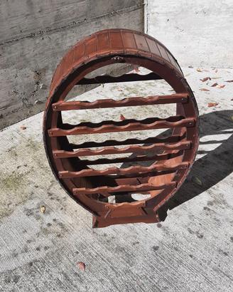 Cantinetta portabottiglie in legno