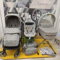 Trio Inglesina Aptica grigio ediz limit. Jacquard