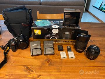 Nikon D5300 + Obiettivi 18-140 mm e 50 mm f/1.8