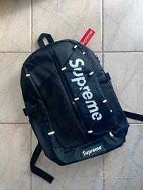 Zaino supreme  nero riflettente