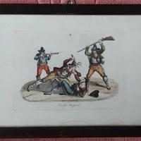 Bartolomeo Pinelli incisione 1834 Briganti costumi