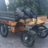 Carrozza per cavallo wagonet doppio driver