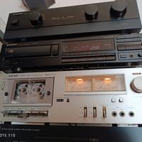 Piastra Cassette Teac CX-310 Vintage Con Vu-Meter 
