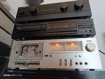 Piastra Cassette Teac CX-310 Vintage Con Vu-Meter 