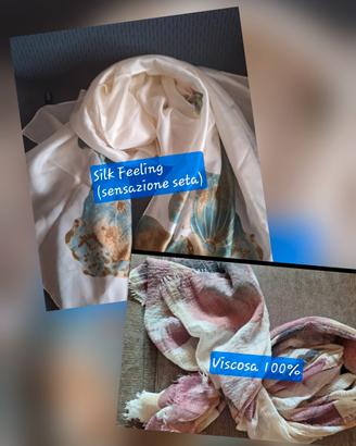 Set di 2 gran Foulard ved.dettaglio in descrizione