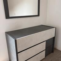 Mobile camera da letto più specchio moderno