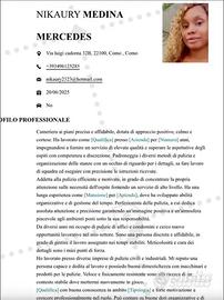Pulizia,cameriera ,cameriera al piano