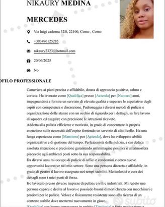 Pulizia,cameriera ,cameriera al piano