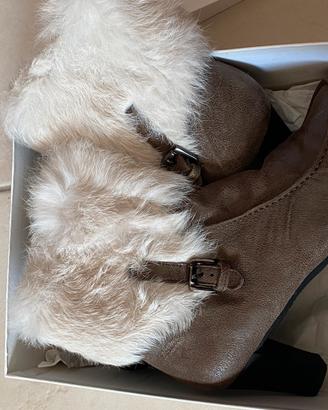 Vintage brunate scarpe