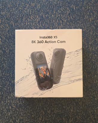 Insta360 X5 8K 360° Action Cam - Nuova Sigillata