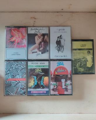 lotto musicassette dei Pooh 