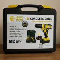 UNITED TRADE Avvitatore a Litio 2 Batterie, 18 V,
