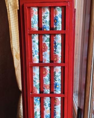 Mobiletto Torretta Stile Cabina Telefono Inglese