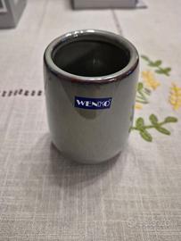 Wenko * Bicchiere porta spazzolini  ceramica verde