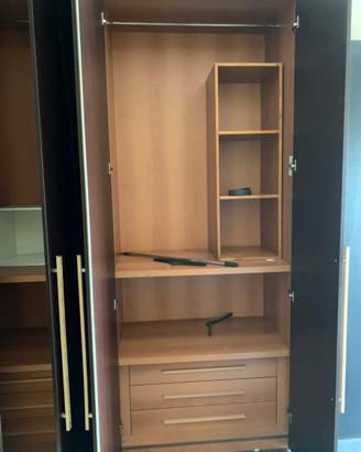 Cabina armadio angolare