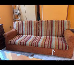 Divano letto in stoffa 3 posti