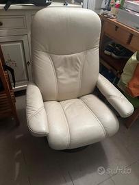 Poltrona in pelle stressless