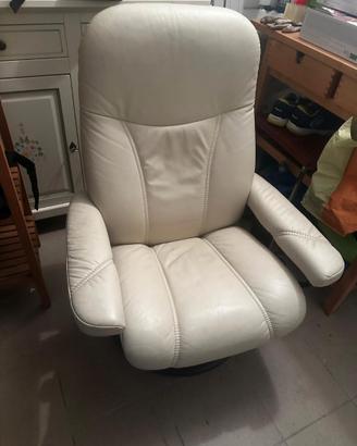 Poltrona in pelle stressless