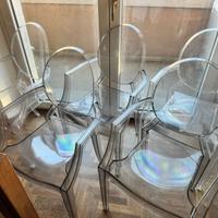 5 poltroncine Kartell Louis