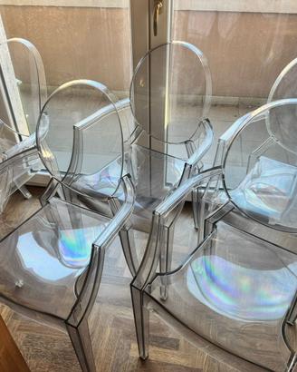 5 poltroncine Kartell Louis