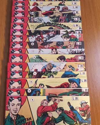 Collezione fumetto vintage Capitan Miki. Ristampa