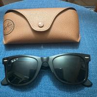 Rayban wayfarer polarizzati neri