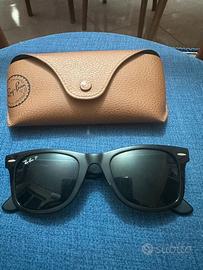 Rayban wayfarer polarizzati neri