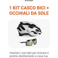 kit casco piu occhiali