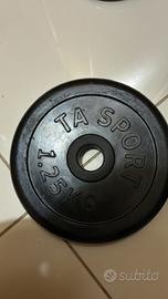 Set pesi in ghisa TASPORT – 1.25 kg