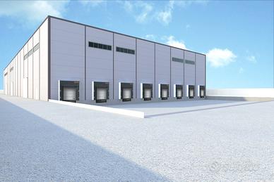 Capannone industriale indipendente con 8 banchine