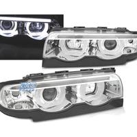FARI OCCHI ANGEL BMW SERIE 7 E38 94-01 FONDO CROMA