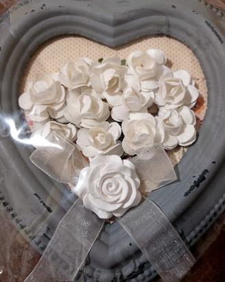 Decorazione in legno a cuore