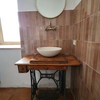 Mobile bagno unico con base Singer originale