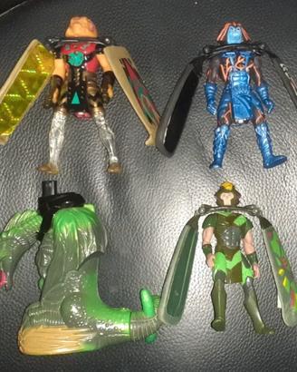 SET action figur vintage anni 90 serie Dragon Flyz