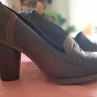 Timberland donna 37 pelle marrone tacco