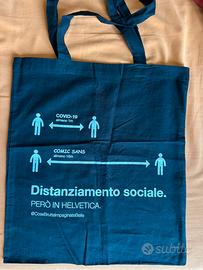 Borsa tela nera Cose brutte impaginate belle
