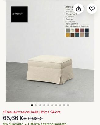 Rivestimento pouf Ektorp