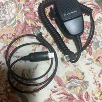 Microfono e cavetto di programmazione