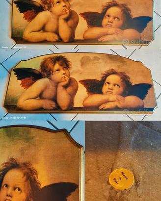 Stampa su legno Angeli Raffaello
