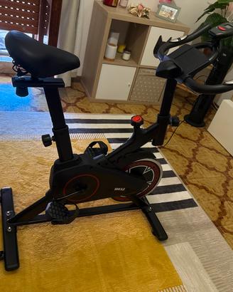 BAKAJI Spinning Bike Cyclette da casa Regolabile