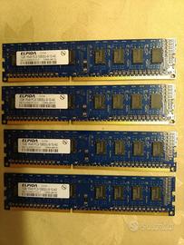 Banchi memoria RAM PC133 (4X1GB) HP