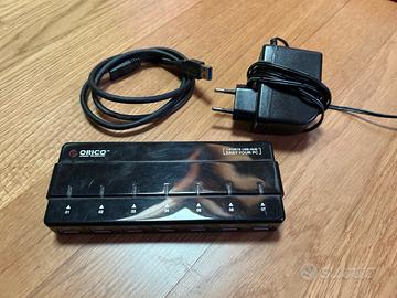 hub usb 3.0 alimentato 7 porte