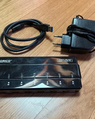 hub usb 3.0 alimentato 7 porte