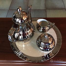 Servizio da tè argentato vintage RUTSCHENREUTHER