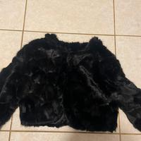 Pelliccia sintetica nera